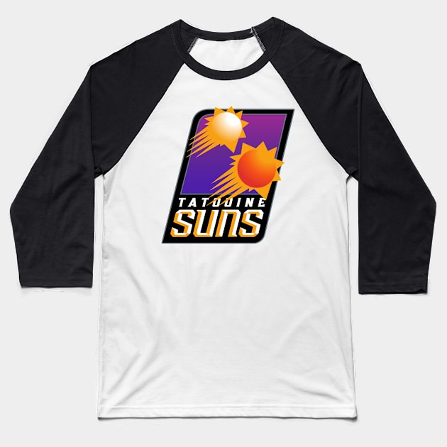 T Suns Baseball T-Shirt by CoDDesigns